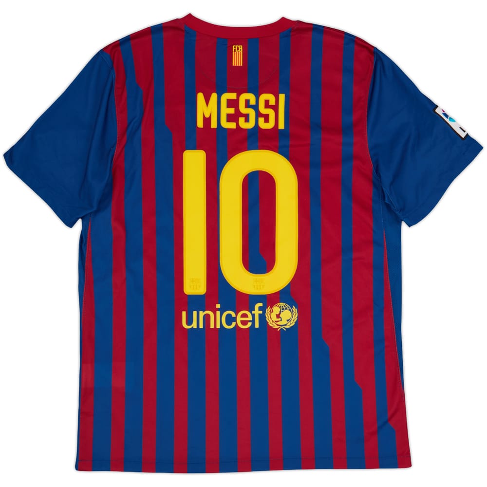 2011-12 Barcelona Home Shirt Messi #10 - 8/10 - (L)
