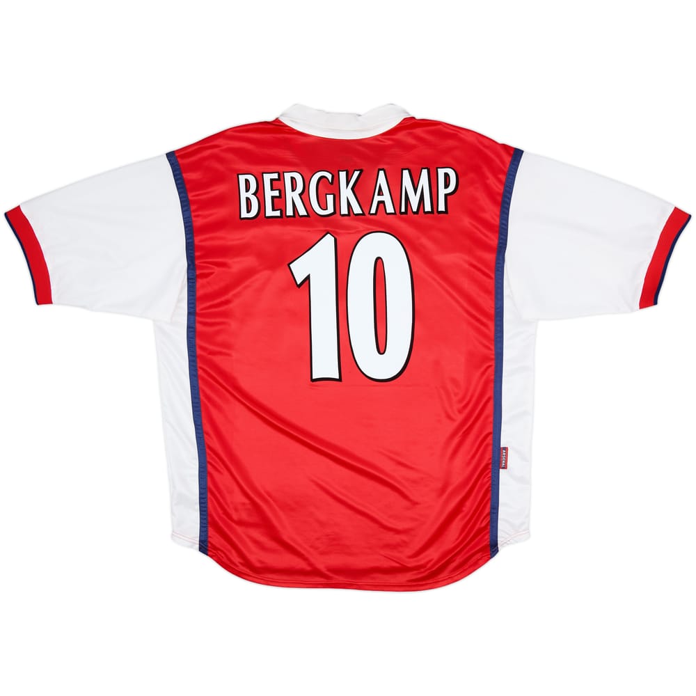 1998-99 Arsenal Home Shirt Bergkamp #10 - 8/10 - (XL)