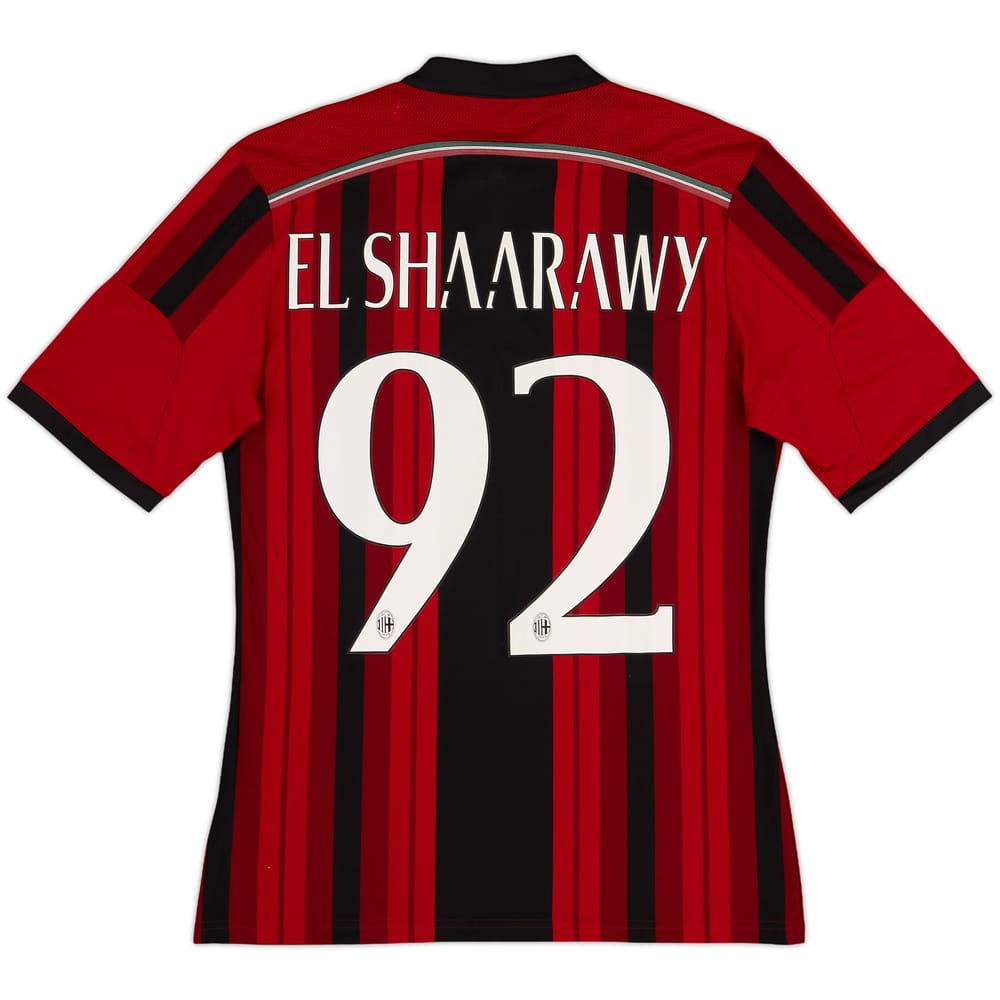 2014-15 AC Milan Home Shirt El Shaarawy #92 - 8/10 - (S)