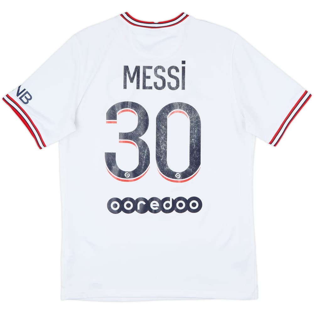 2021-22 Paris Saint-Germain Fourth Shirt Messi #30 - 6/10 - (M)