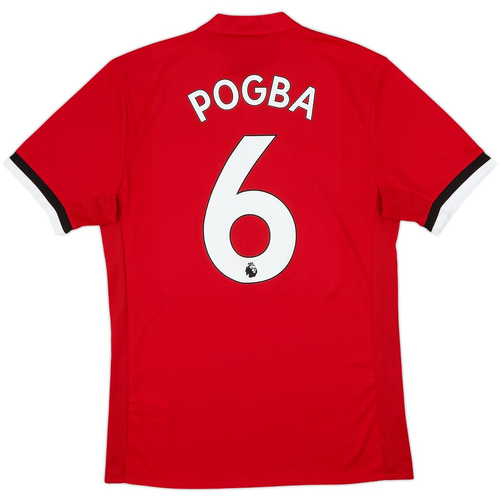 2017-18 Manchester United Home Shirt Pogba #6 - 9/10 - (S)