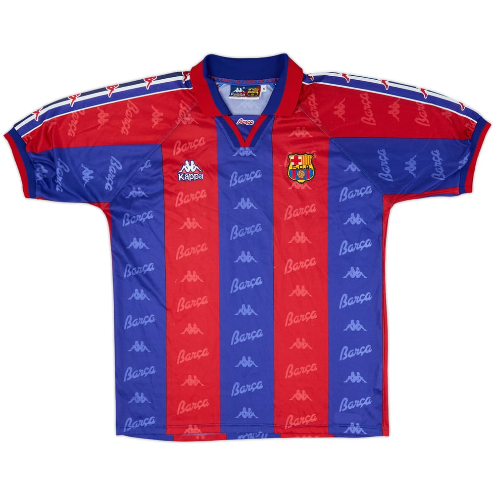 1995-97 Barcelona Home Shirt - 8/10 - (S)