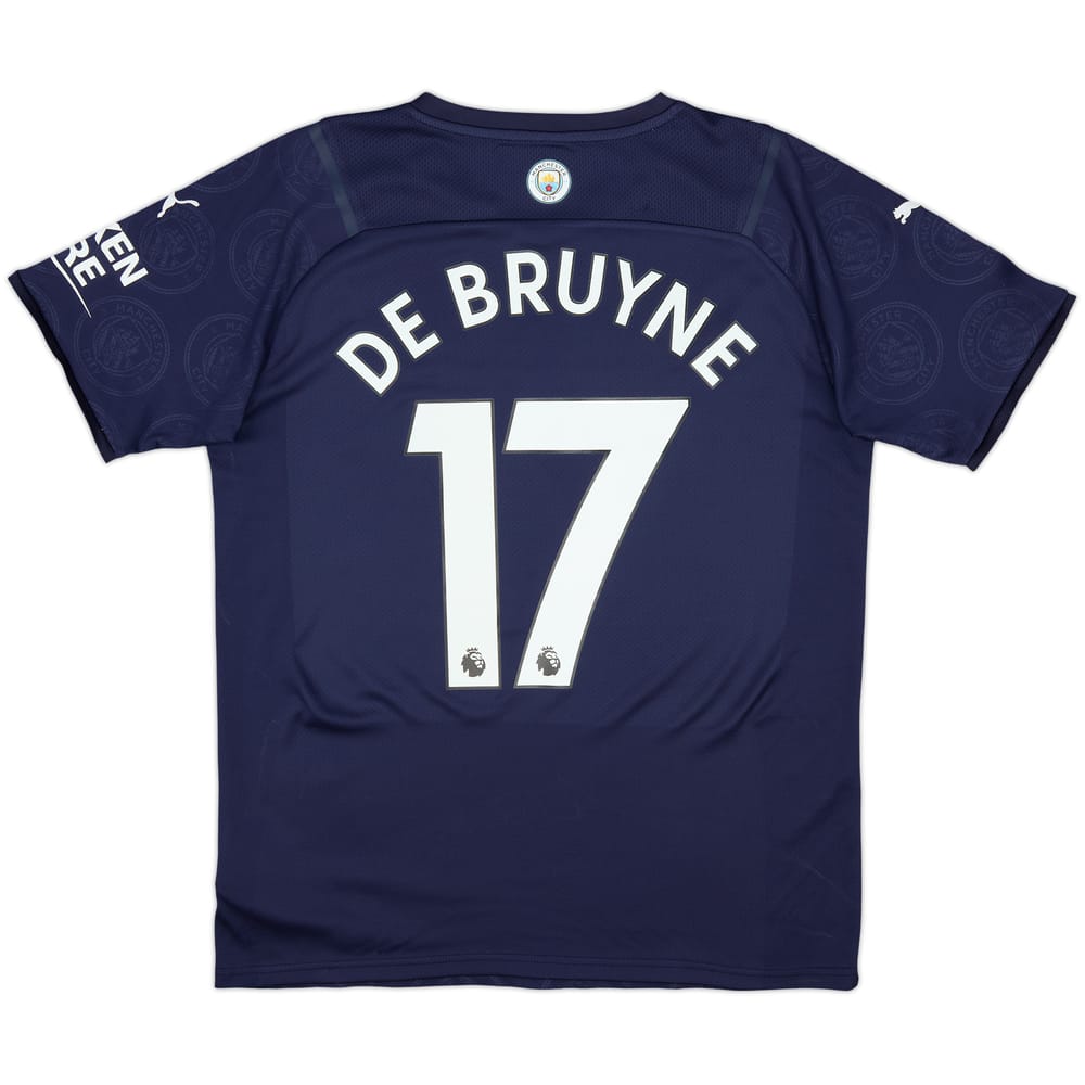 2021-22 Manchester City Third Shirt De Bruyne #17 - 8/10 - (M)