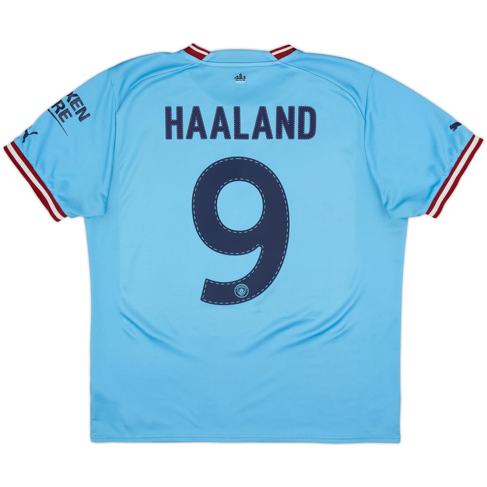 2022-23 Manchester City Camiseta Local Haaland #9 - 6/10 - (L)