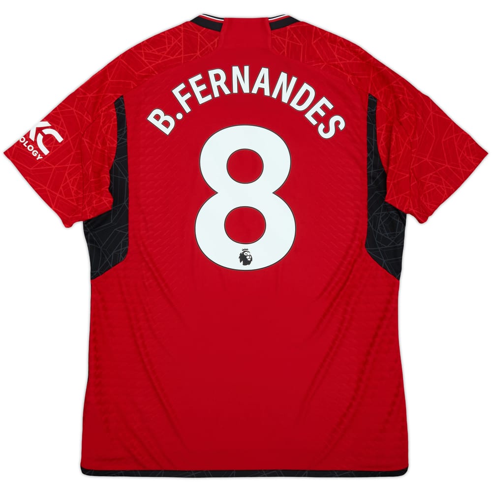 2023-24 Manchester United Authentic Home Shirt B.Fernandes #8 - 9/10 - (XL)