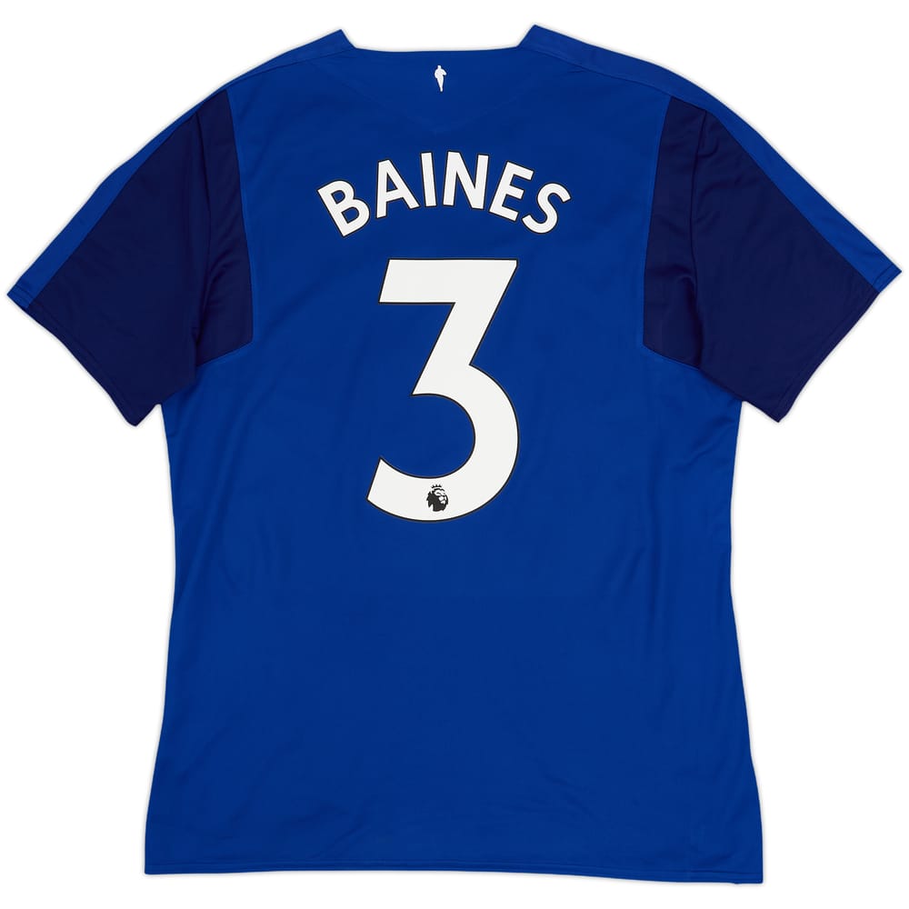 2017-18 Everton Home Shirt Baines #3 - 9/10 - (L)