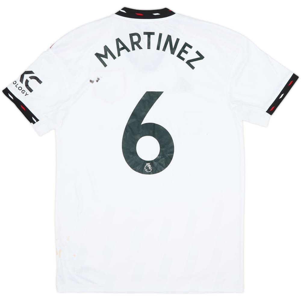 2022-23 Manchester United Away Shirt Martinez #6 (M)