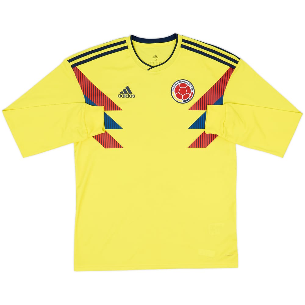 2018-19 Colombia Home L/S Shirt - 10/10 - (M)