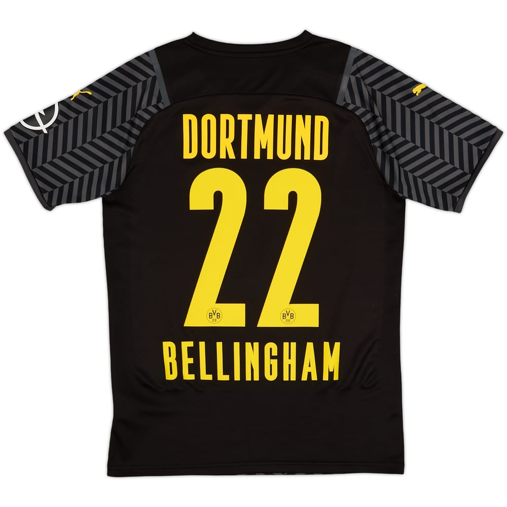 Camiseta de visitante del Borussia Dortmund 2021-22 Bellingham #22 - 9/10 - (S)