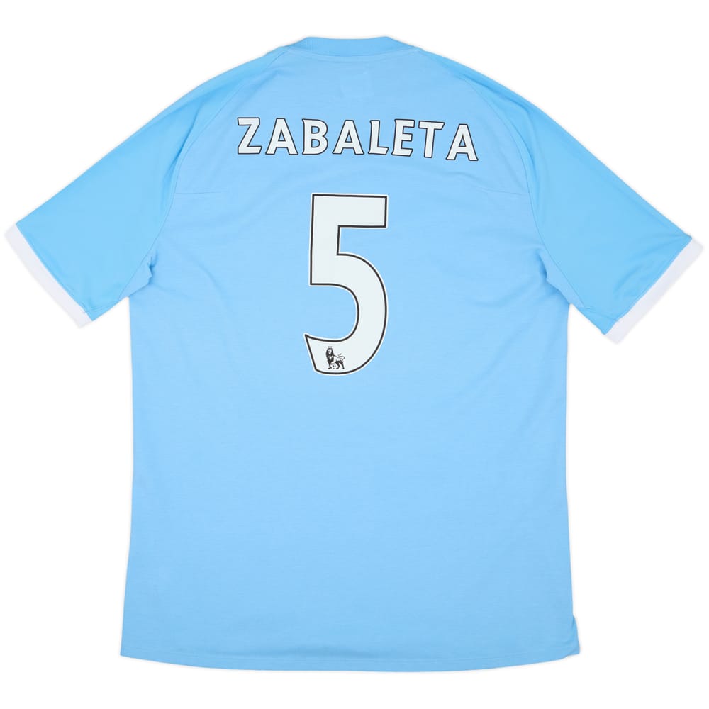 2010-11 Manchester City Home Shirt Zabaleta #5 - 8/10 - (L)