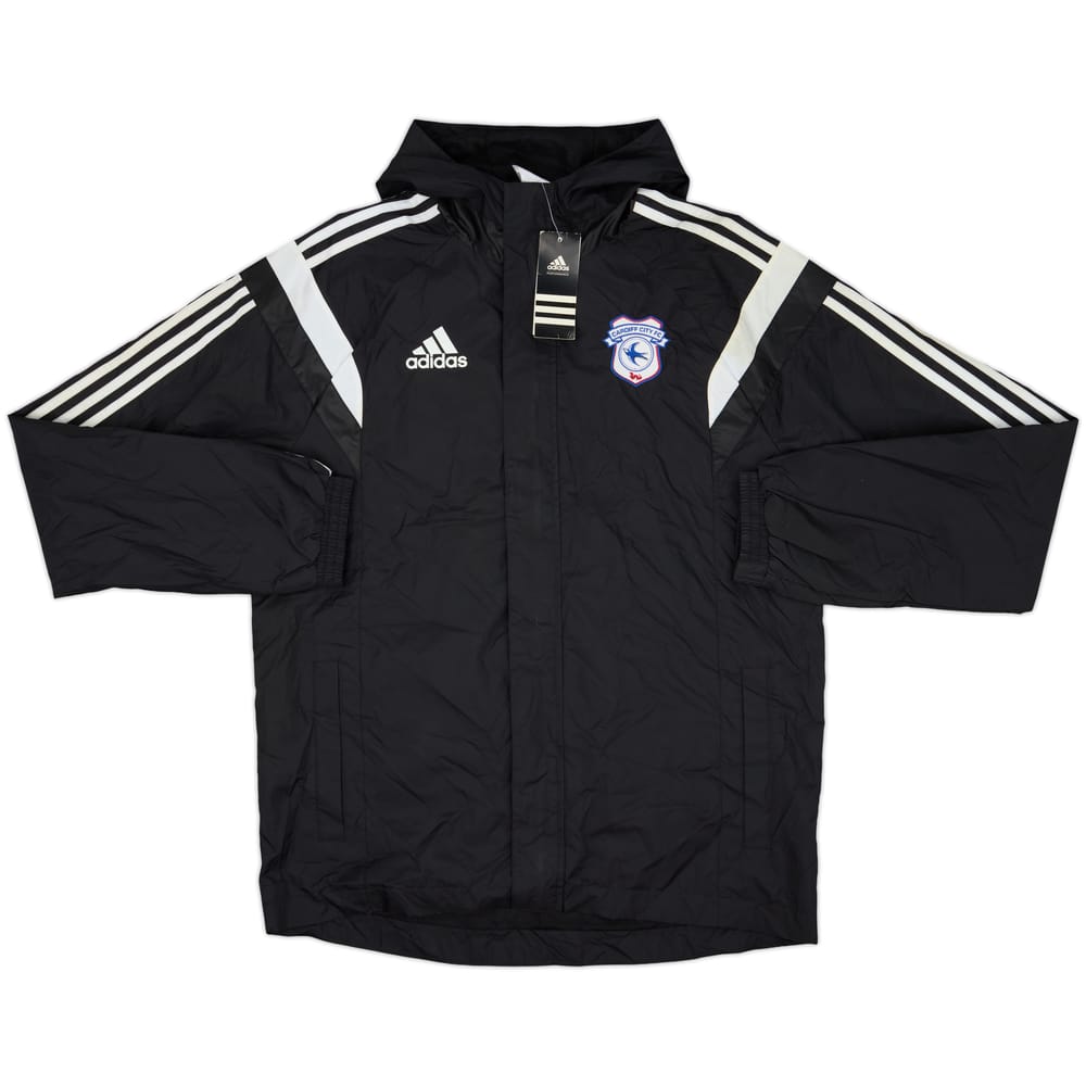 Chaqueta impermeable con capucha adidas del Cardiff City 2015-16 (M)