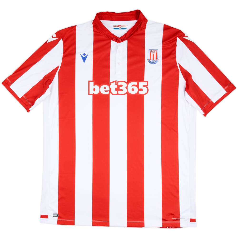 2019-20 Stoke City Home Shirt - 9/10 - (7XL)
