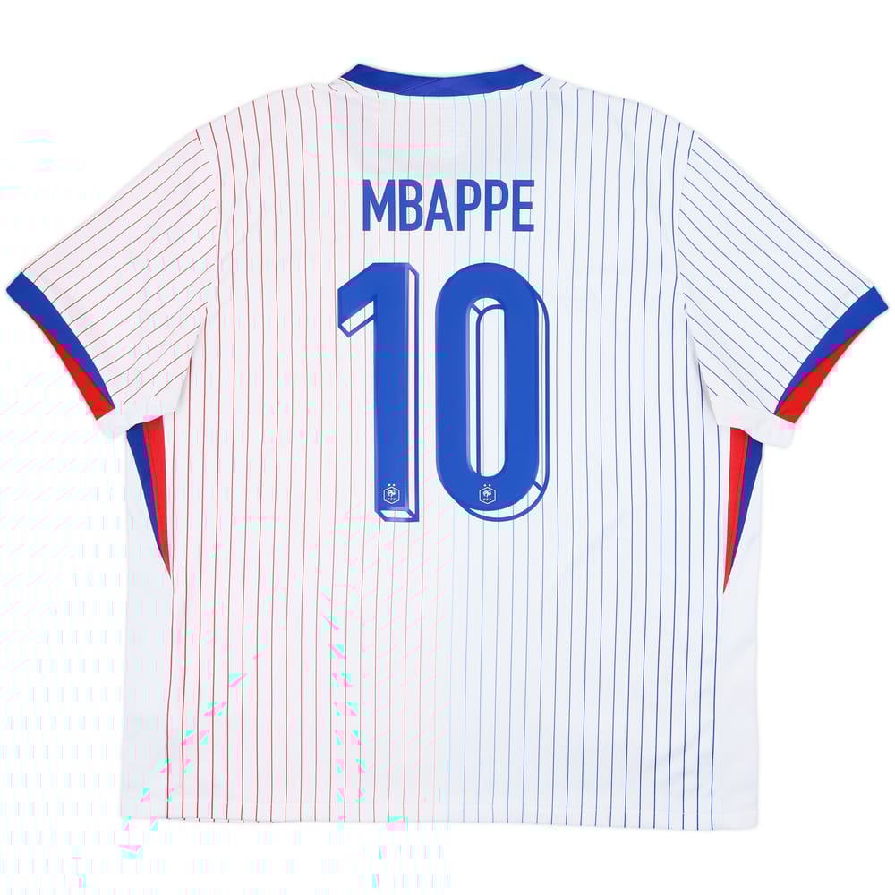 Camiseta de visitante de Francia 2024-25 Mbappe #10 - 10/10 - (XXL)