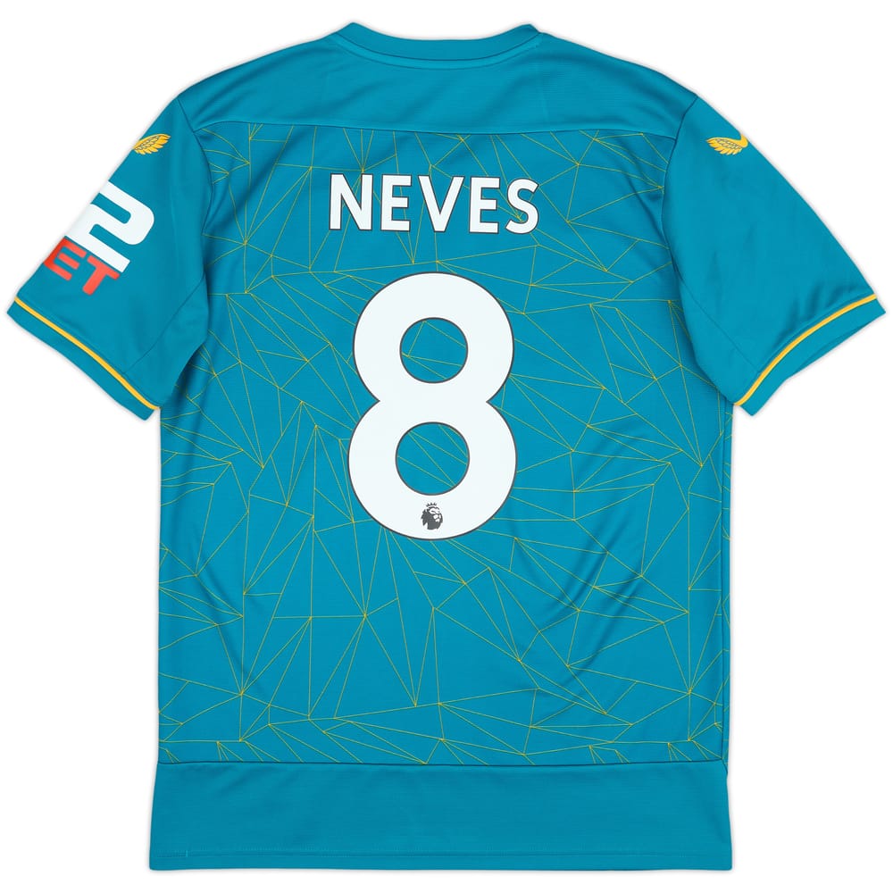 2022-23 Wolves Away Shirt Neves #8 - 10/10 - (M)