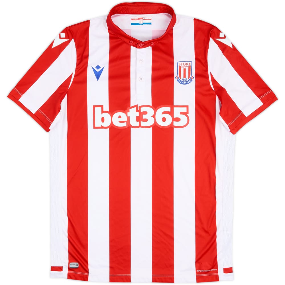 2019-20 Stoke City Home Shirt - 9/10 - (XL)