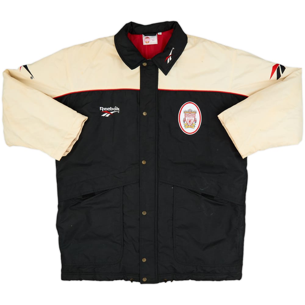 1998-99 Liverpool Reebok Padded Bench Coat - 7/10 - (XL)