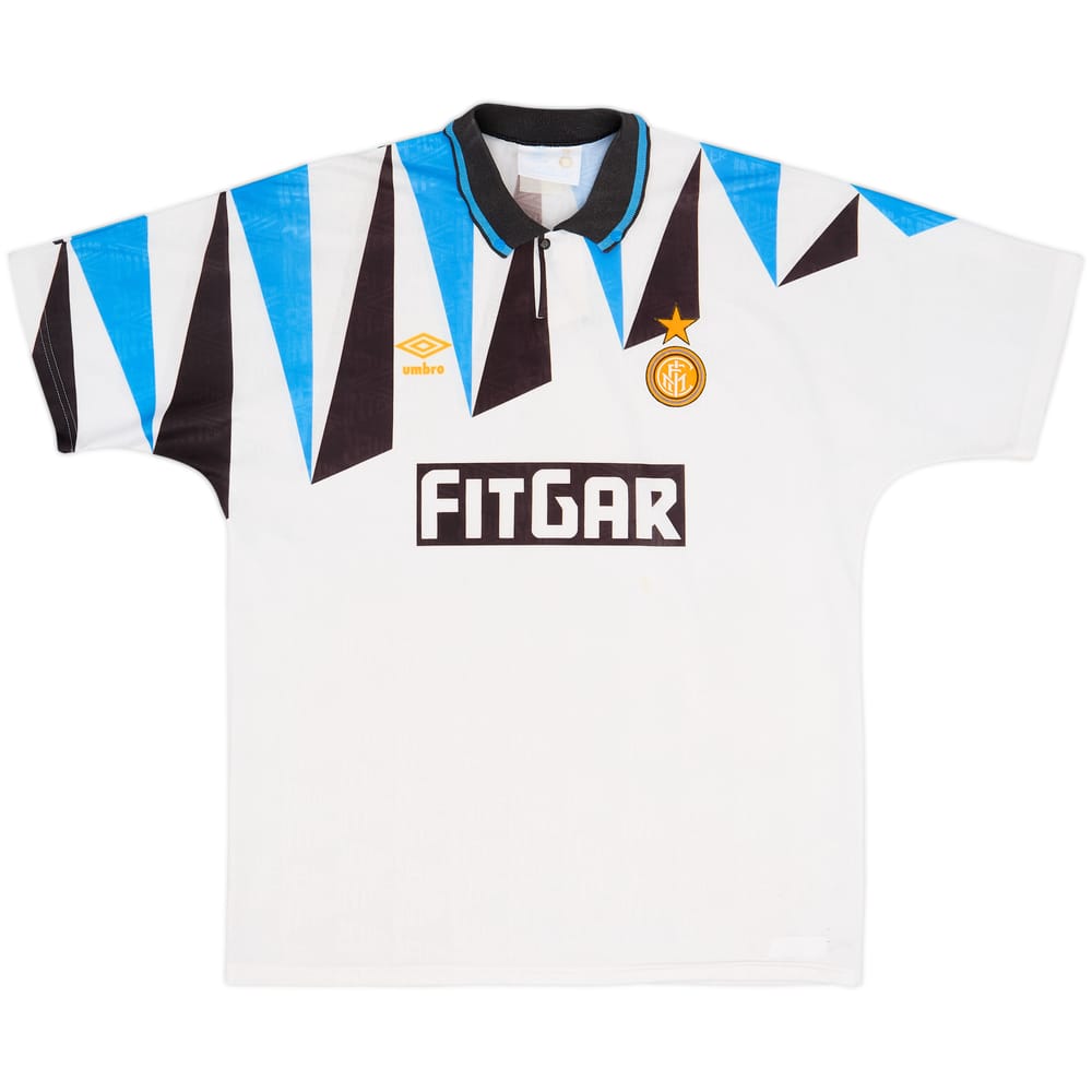 1991-92 Inter Milan Away Shirt - 6/10 - (XL)