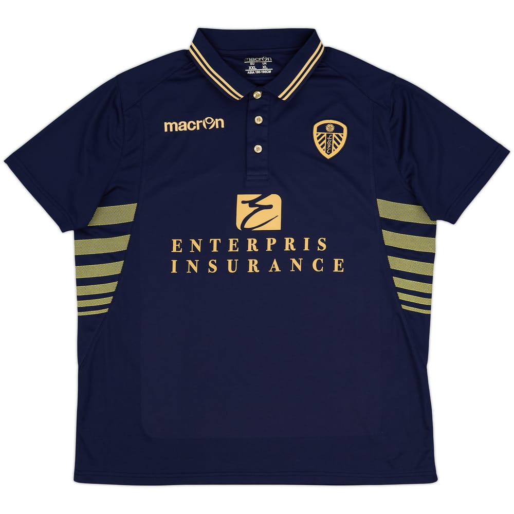 2013-14 Leeds United Macron Polo shirt - 9/10 - (XL)