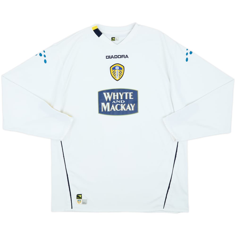2004-05 Leeds United Home L/S Shirt - 6/10 - (L)