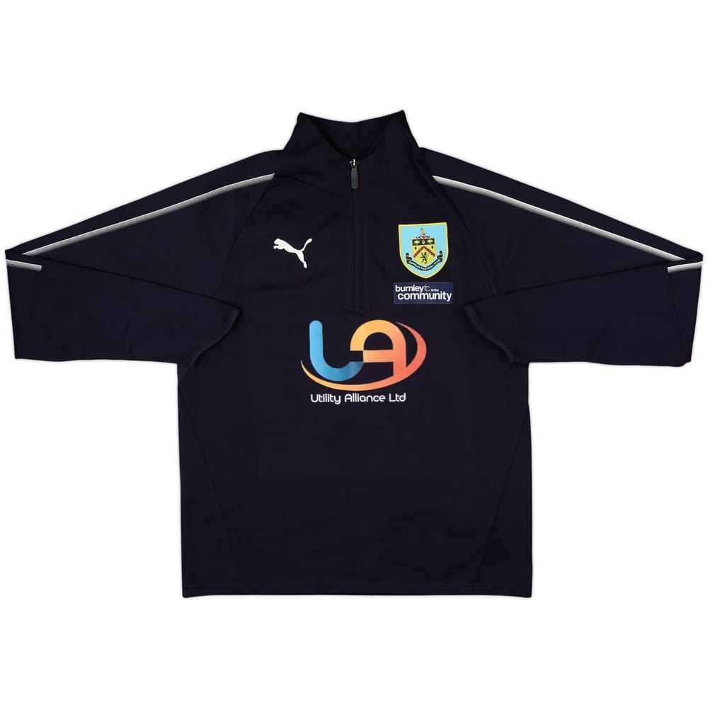 2018-19 Burnley Community Puma 1/4 Zip Training Top - 8/10 - (M)