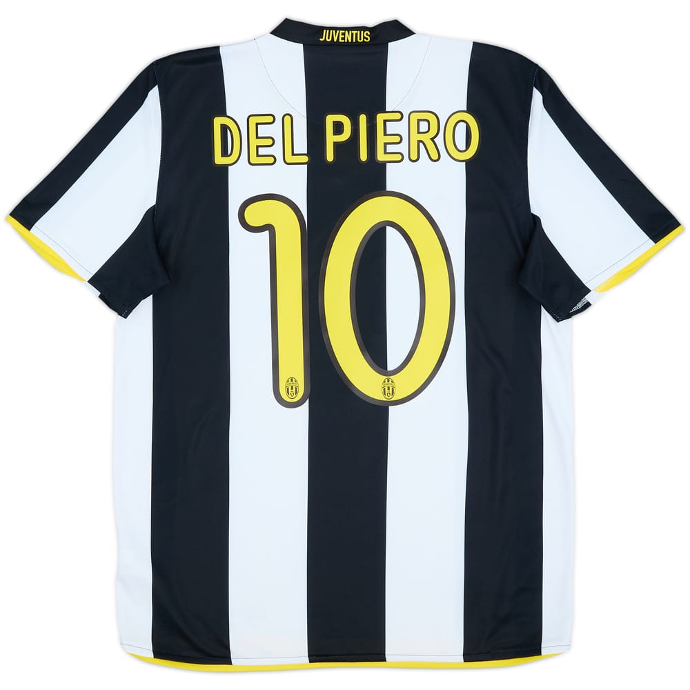 2008-09 Juventus Home Shirt Del Piero #10 - 8/10 - (M)