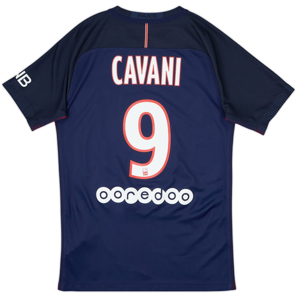 Camiseta Auténtica de local del Paris Saint-Germain 2016-17 Cavani #9 - 8/10 - (S)