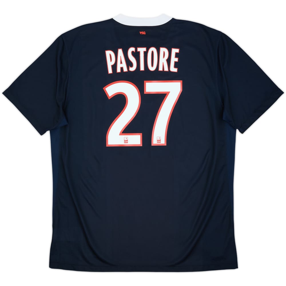 2011-12 Paris Saint-Germain Home Shirt Pastore #27 - 9/10 - (XL)