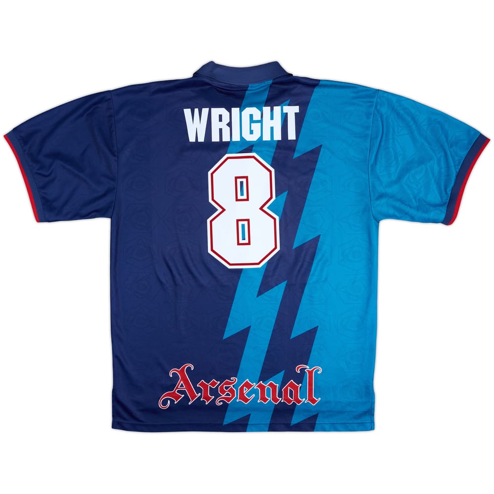 1995-96 Arsenal Away Shirt Wright #8 - 7/10 - (XXL)