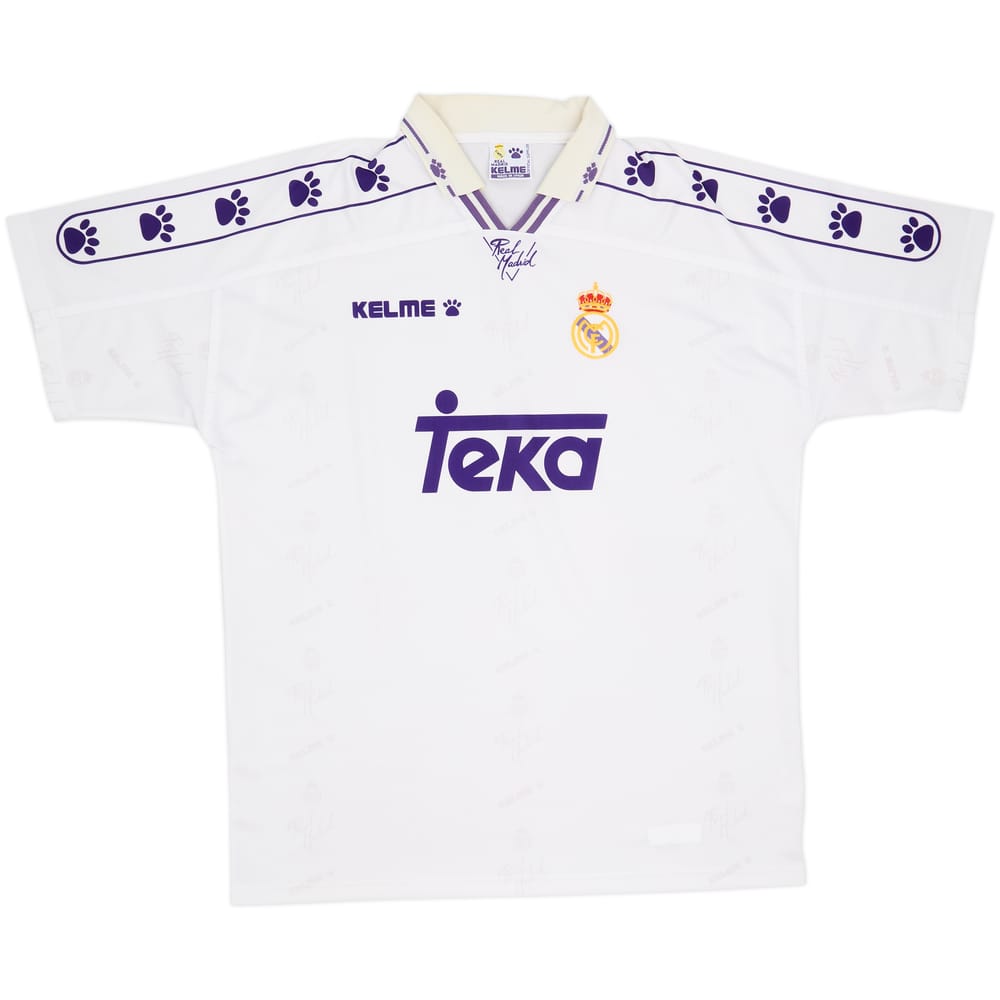 1994-96 Real Madrid Home Shirt - 8/10 - (L)