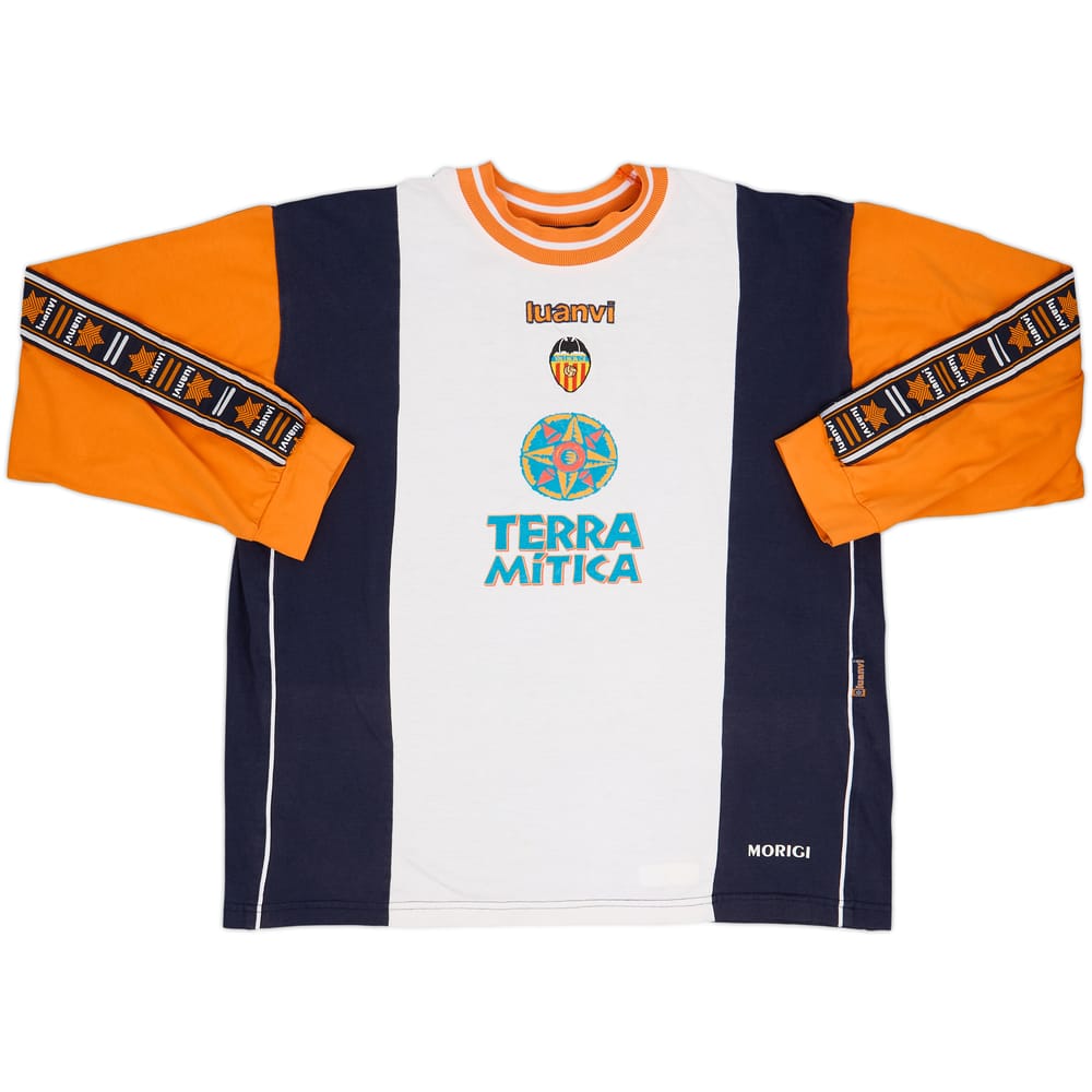 1998-99 Valencia Luanvi Training L/S Shirt - 8/10 - (M)