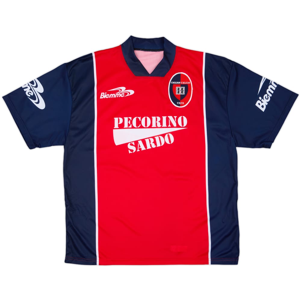 1999-00 Cagliari Biemme Camiseta de Entrenamiento - 10/10 - (M)