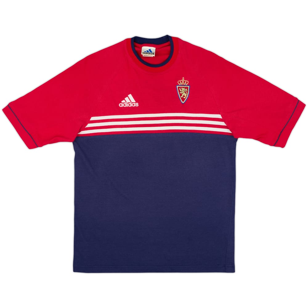 1998-00 Real Zaragoza adidas Cotton Tee - 8/10 - (M)