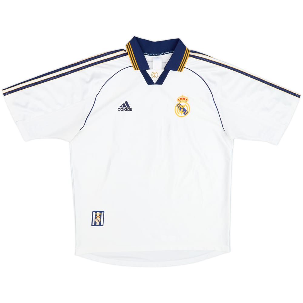 1998-00 Real Madrid Home Shirt Seedorf #10 - 8/10 - (L)