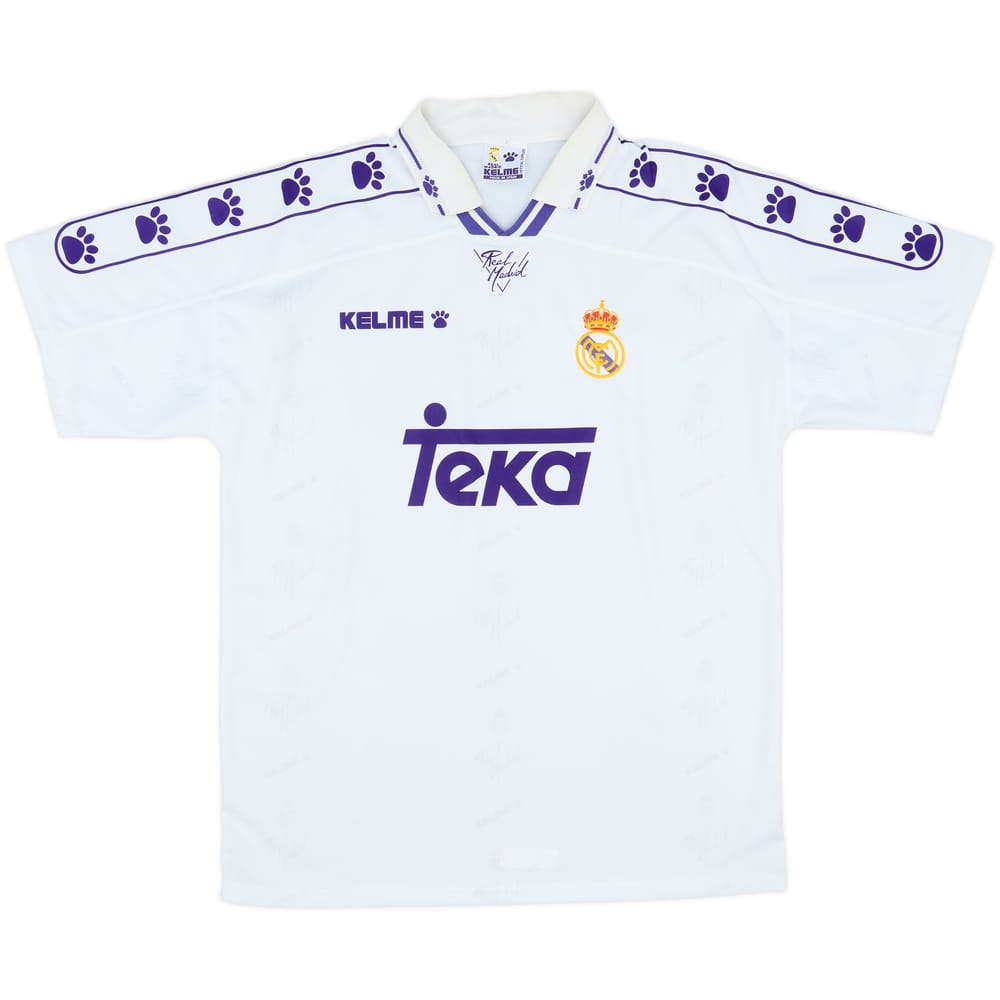 1994-96 Real Madrid Home Shirt - 8/10 - (L)