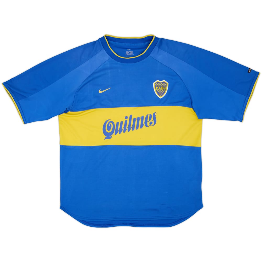 2000-01 Boca Juniors Home Shirt - 6/10 - (L)