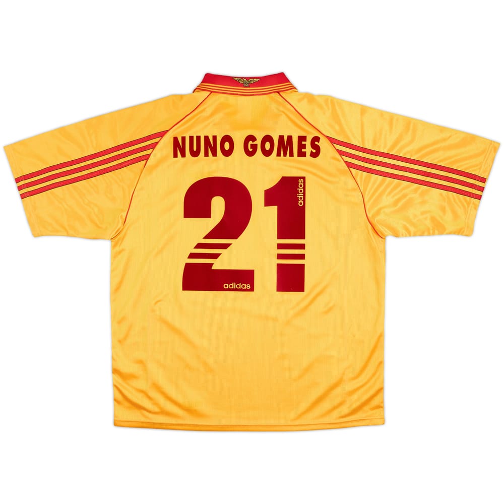 1998-99 Benfica Away Shirt Nuno Gomes #21 - 9/10 - (L)