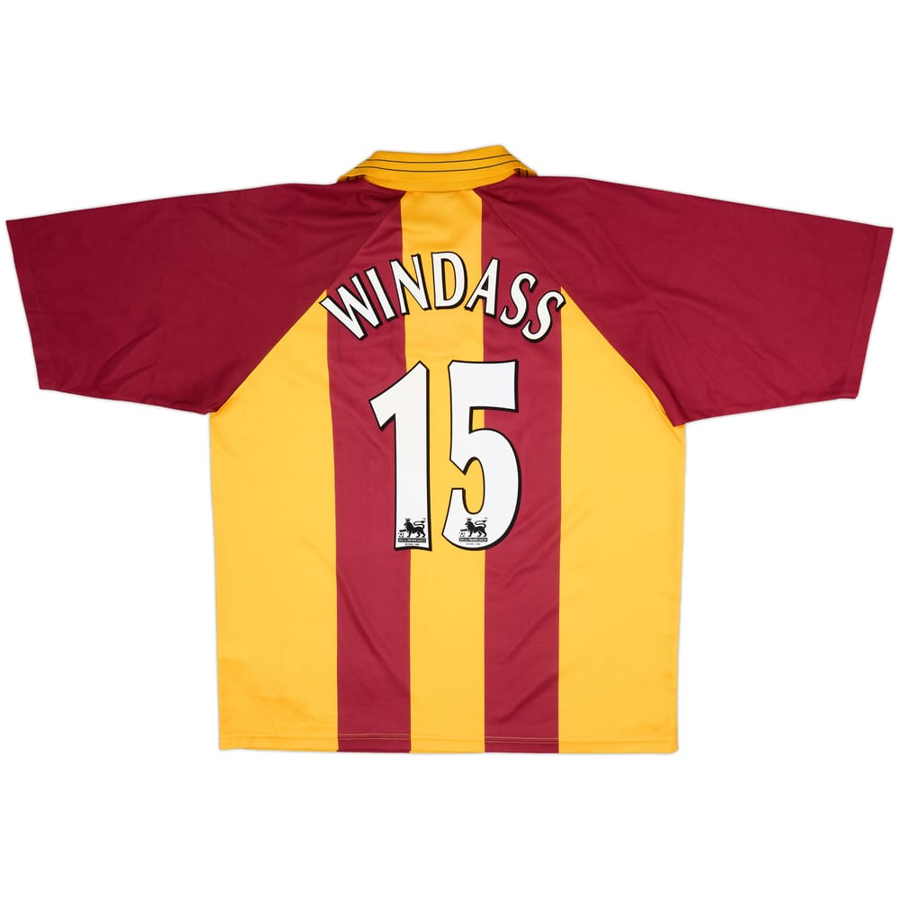 1999-01 Bradford Home Shirt Windass #15 - 9/10 - (XL)