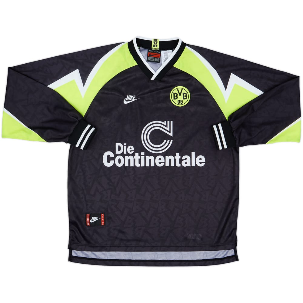 1995-96 Borussia Dortmund Away L/S Shirt - 8/10 - (XXL)