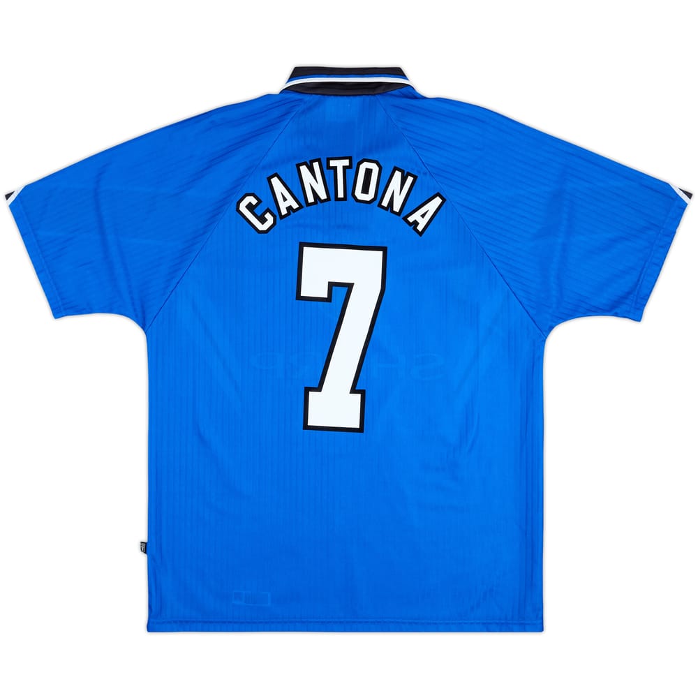 1996-98 Manchester United Third Shirt Cantona #7 - 10/10 - (L)