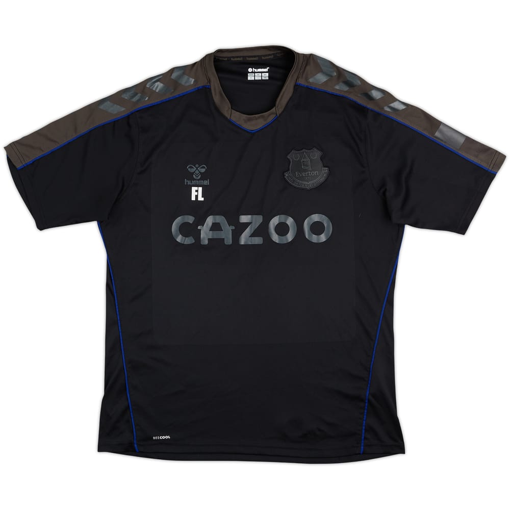 2020-21 Everton Hummel Staff Issue Training Shirt FL - 9/10 - (XL)