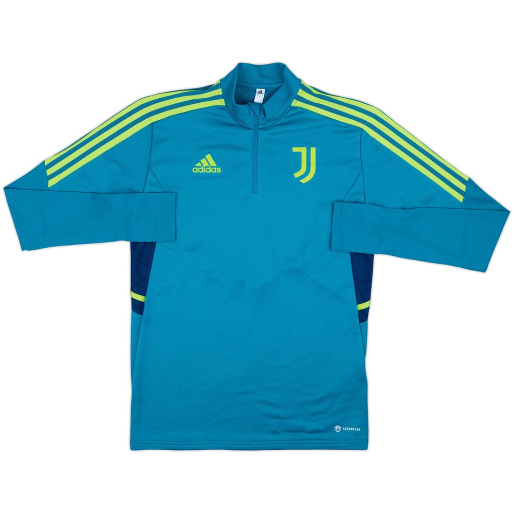 2022-23 Juventus adidas 1/4 Zip Drill Top - 7/10 - (S)