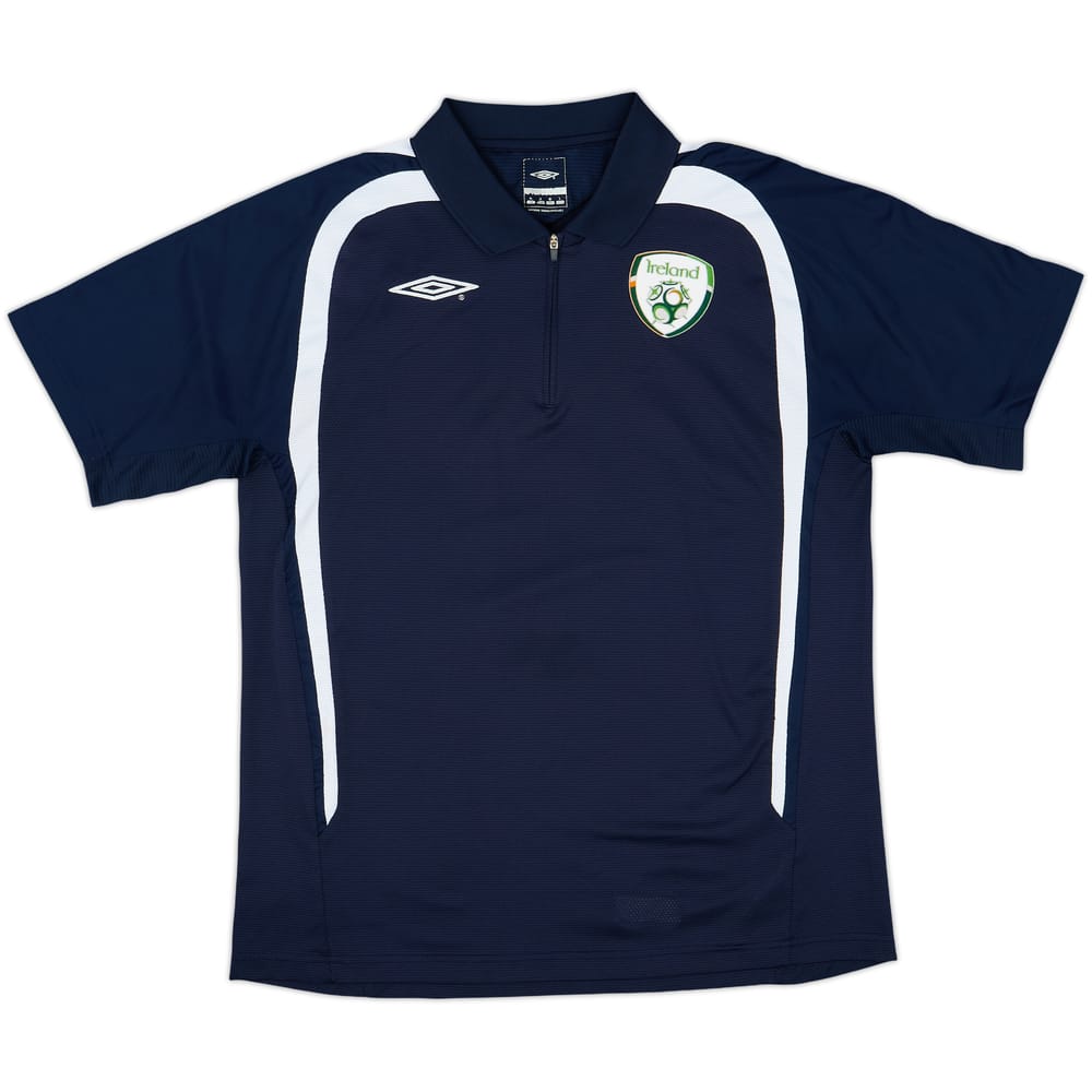 2002-03 Ireland Umbro 1/4 Zip Polo Shirt - 9/10 - (M)
