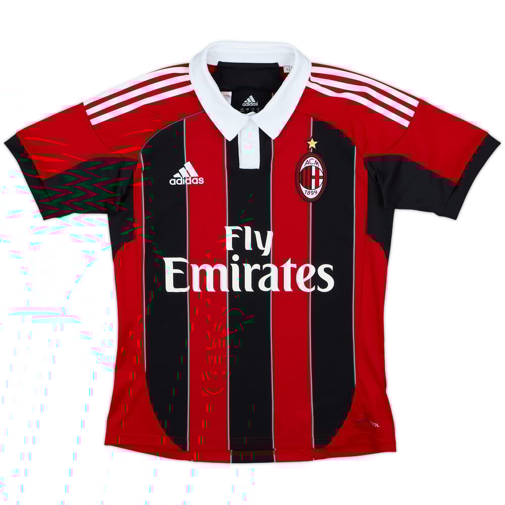 2012-13 AC Milan Home Shirt - 8/10 - (L.Boys)