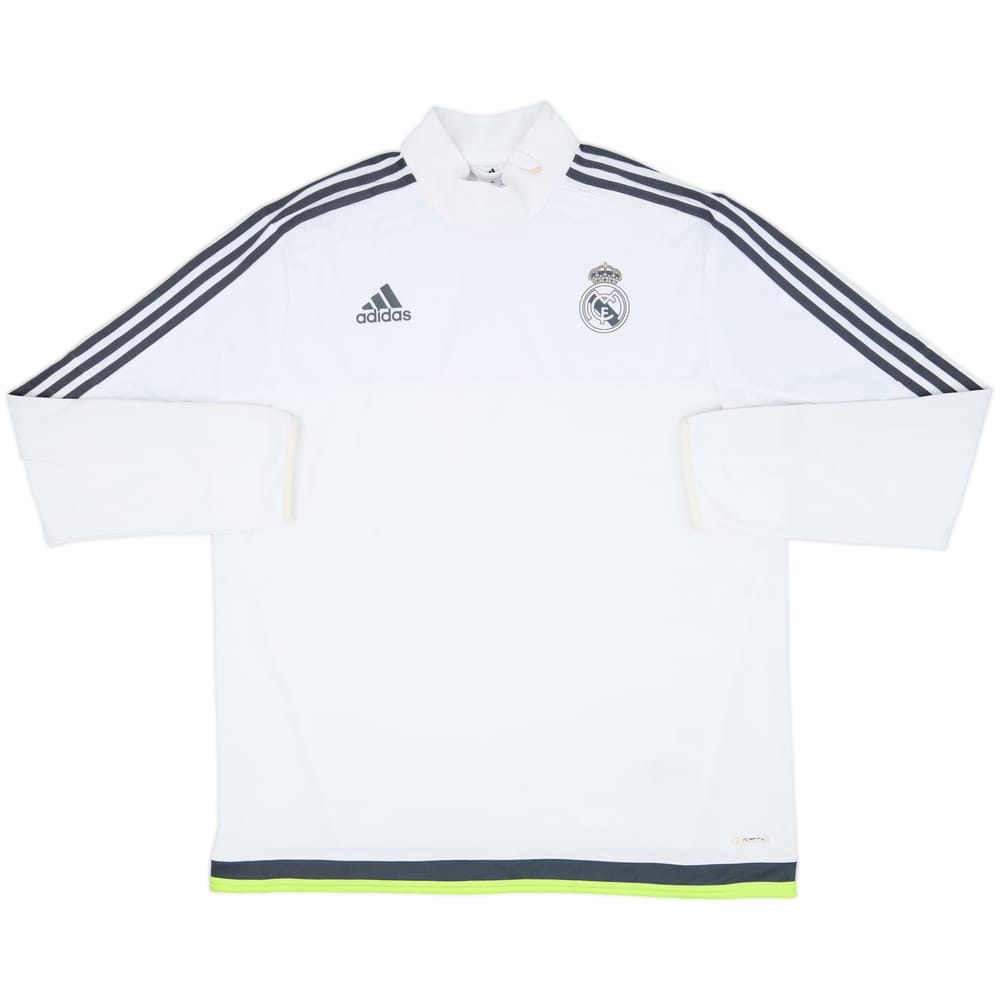 2015-16 Real Madrid adidas 1/4 Zip Drill Top - 7/10 - (XL)