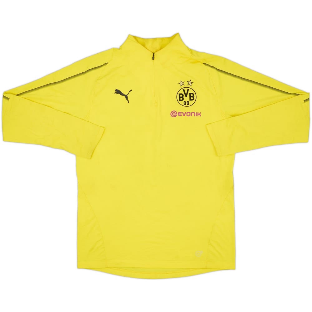 2017-18 Borussia Dortmund Puma 1/4 Zip Training Top - 6/10 - (M)