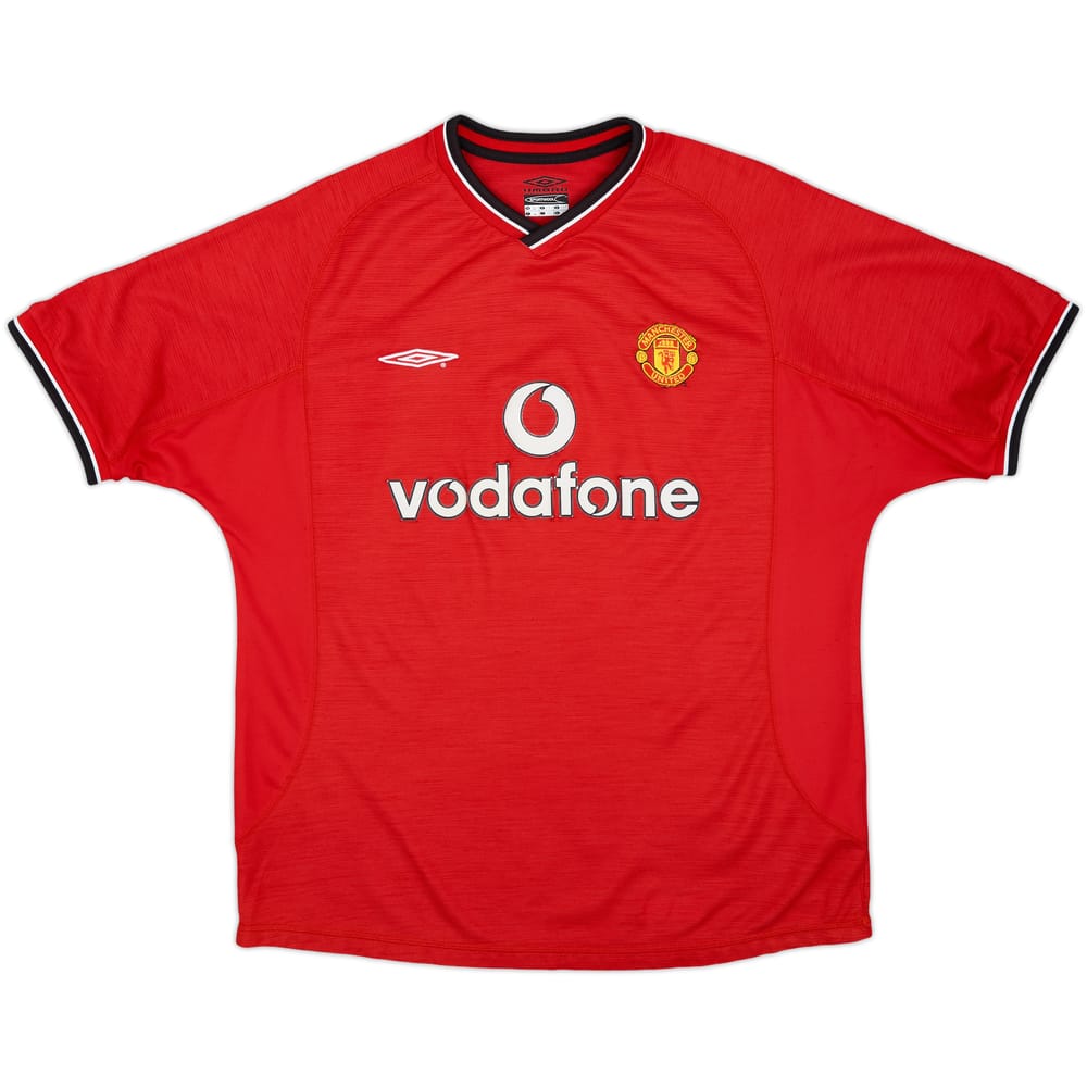 2000-02 Manchester United Home Shirt - 4/10 - (L)