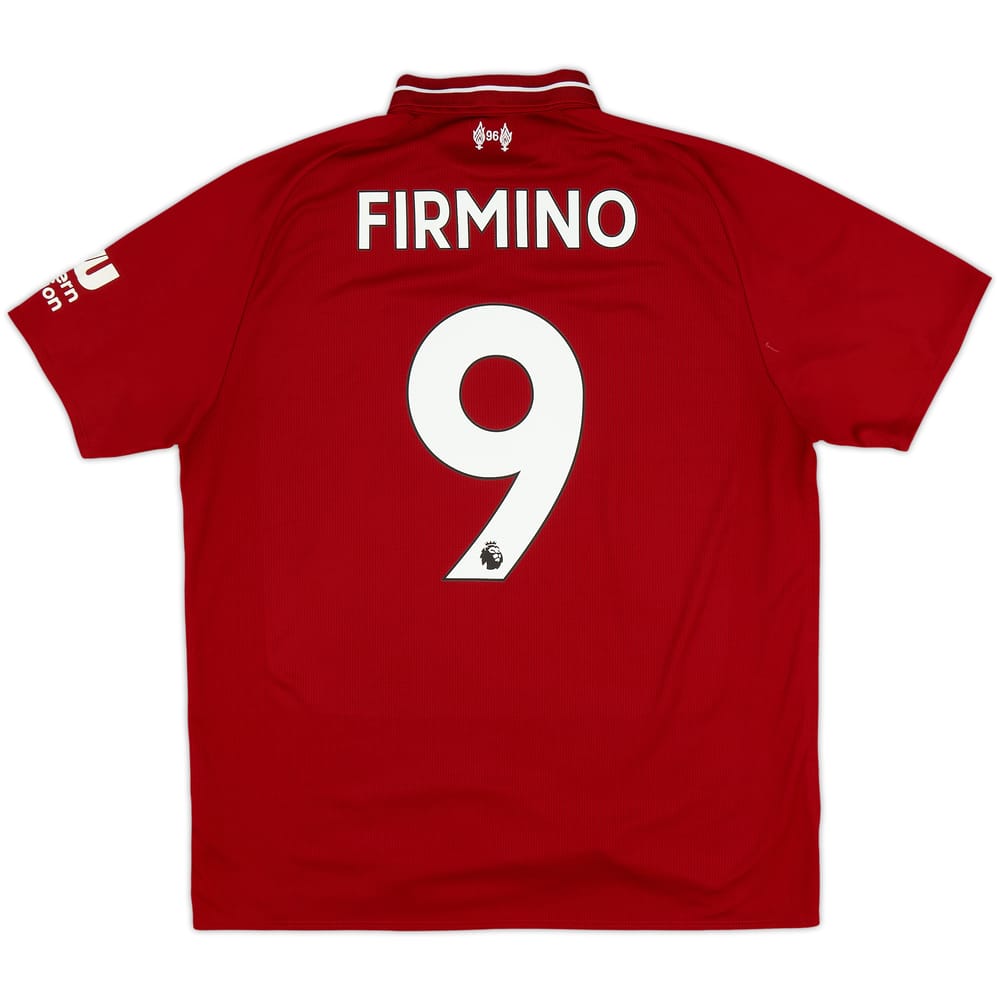 2018-19 Liverpool Home Shirt Firmino #9 - 6/10 - (L)