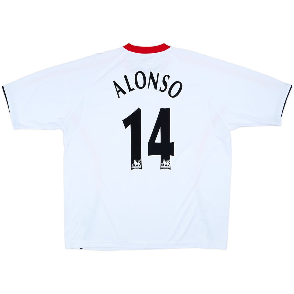 2005-06 Liverpool Away Shirt Alonso #14 - 8/10 - (XXL)