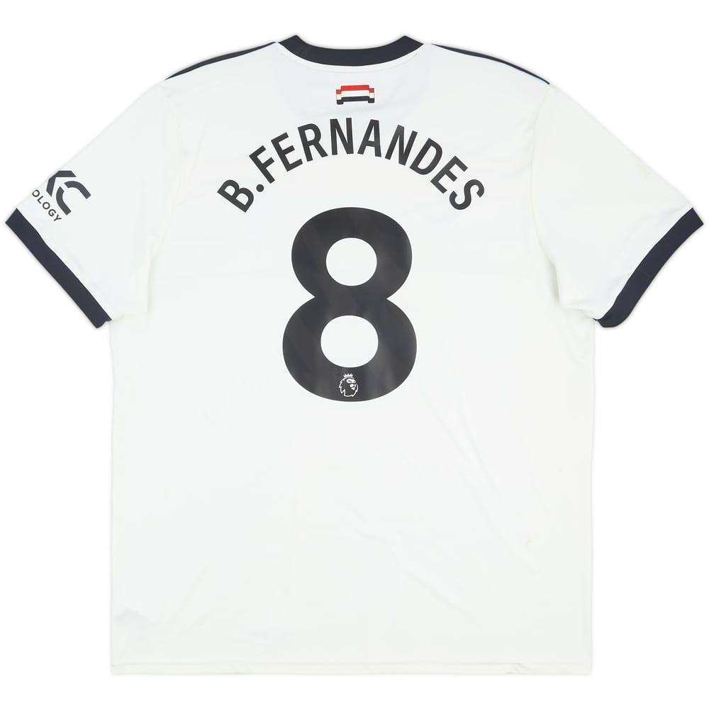 2024-25 Manchester United Third Shirt B.Fernandes #8 - 7/10 - (XXL)