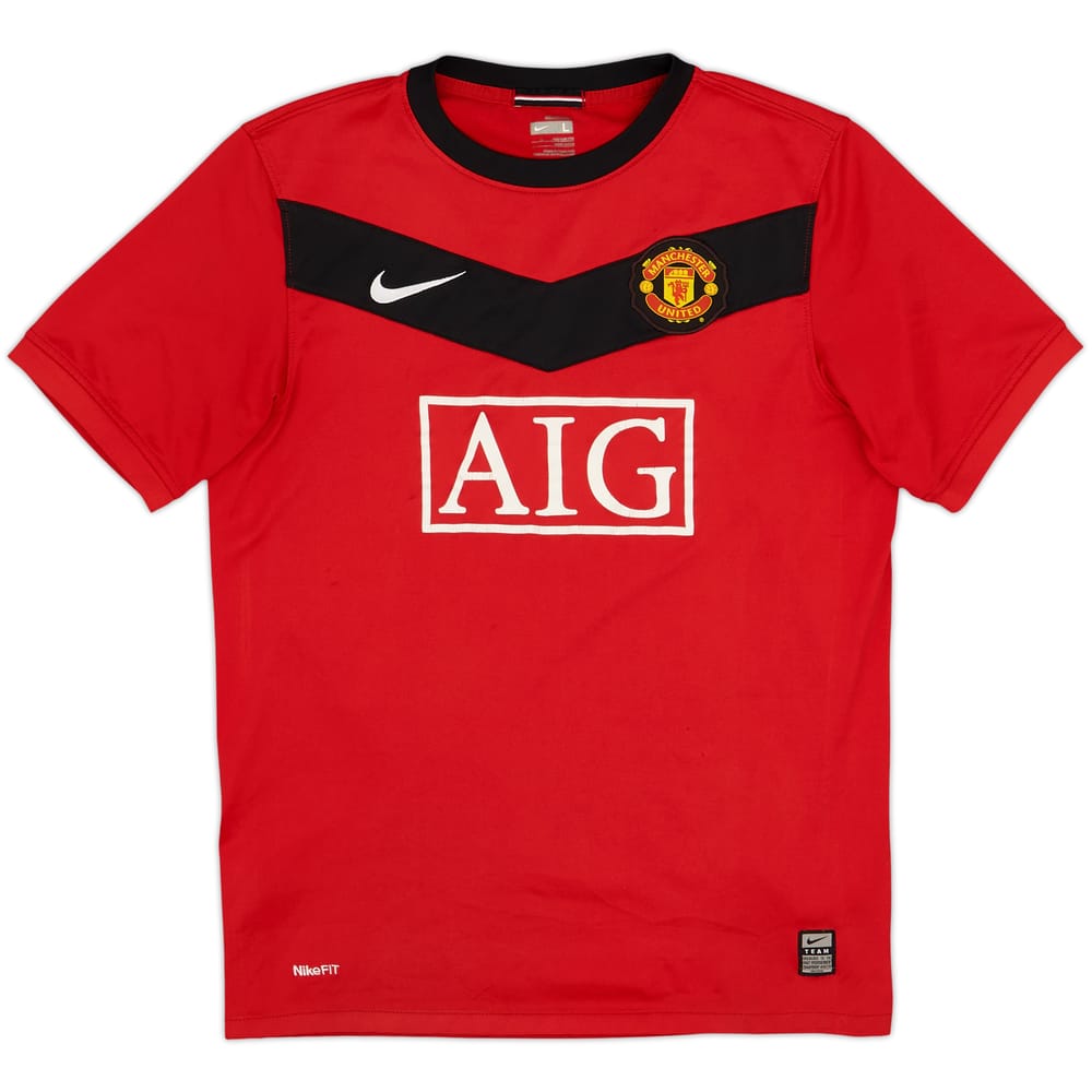 2009-10 Manchester United Home Shirt - 7/10 - (L.Boys)